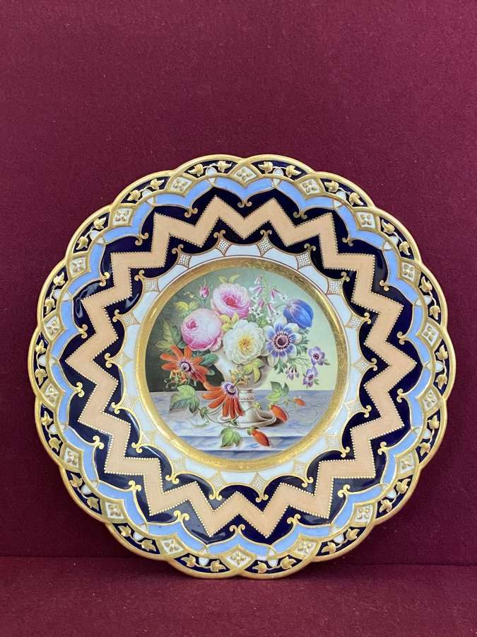 A fine Staffordshire Porcelain Cabinet Plate c.1850