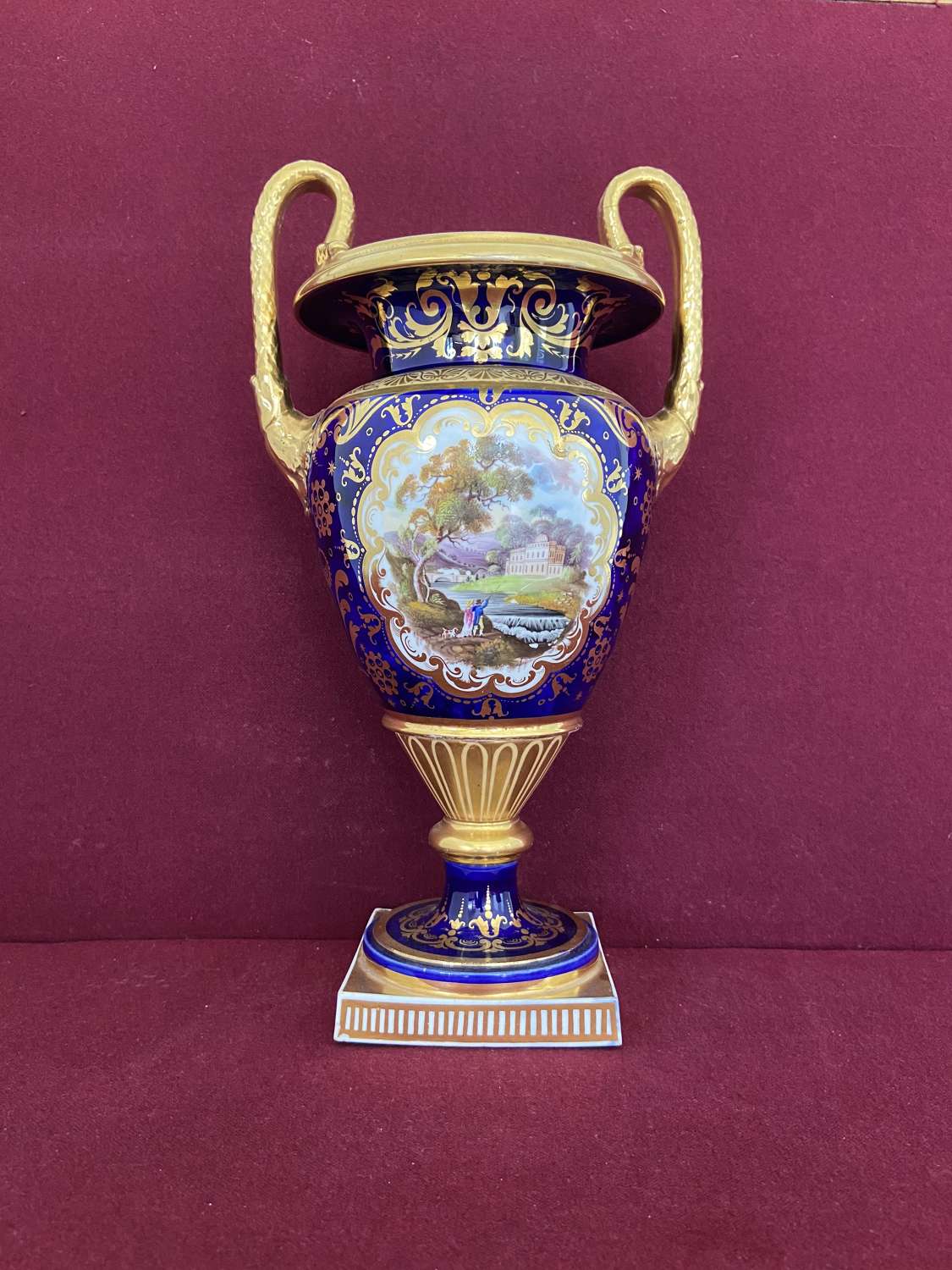 A John & William Ridgway Porcelain Vase c.1820-1825
