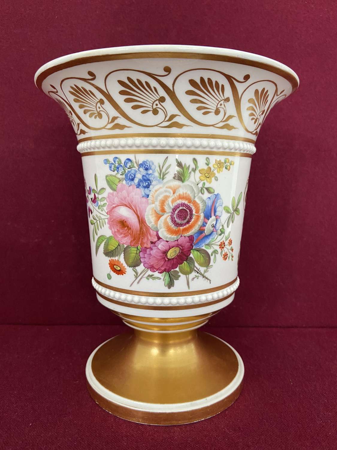 A large Spode Porcelain Spill Vase c.1815