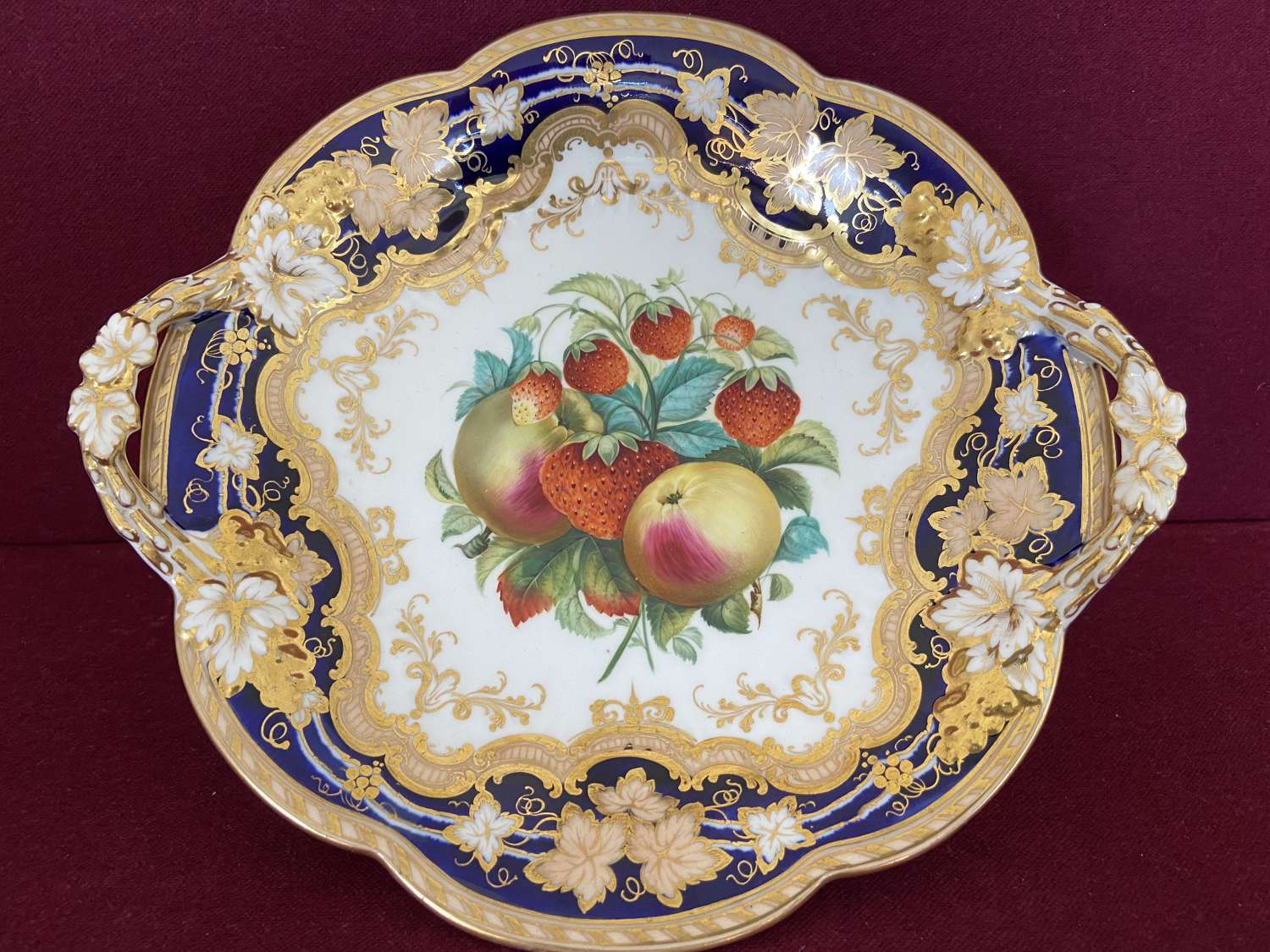A John Ridgway & Co porcelain dessert comport c.1845