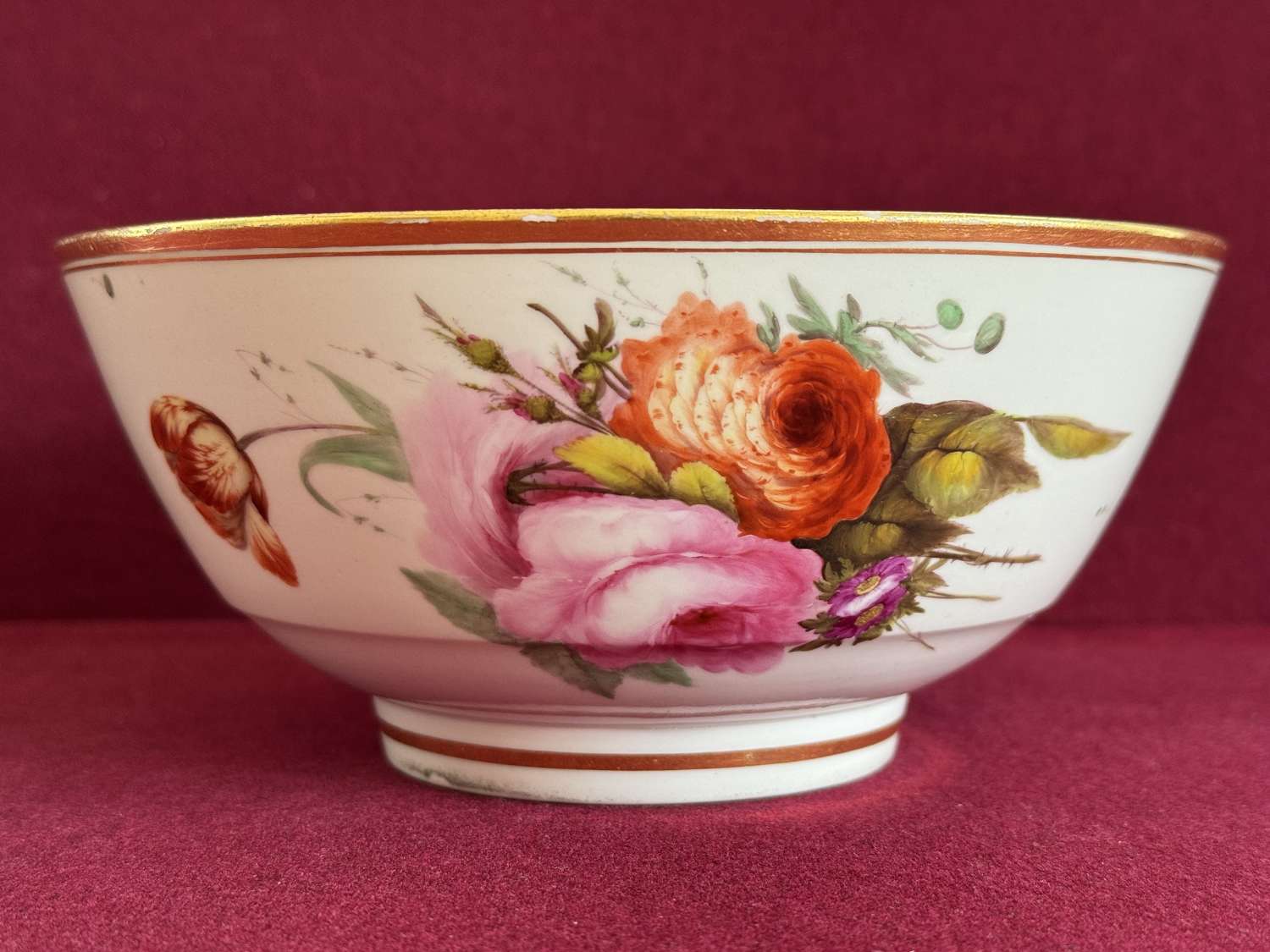 A Flight, Barr and Barr Worcester Porcelain Waste Bowl c.1815-1820