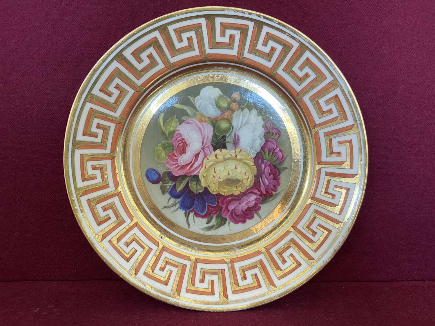 A Coalport porcelain cabinet plate c.1810