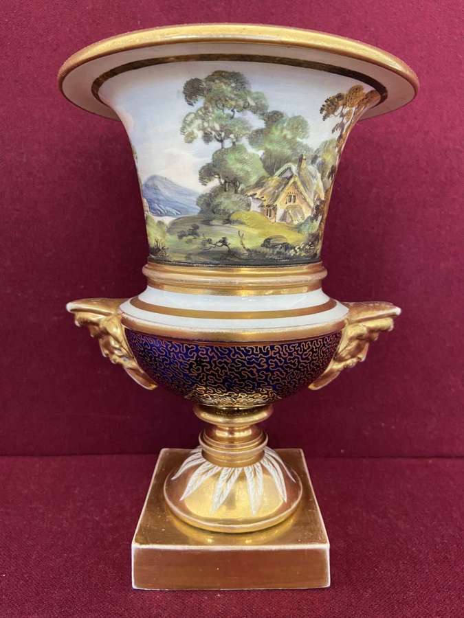A rare Miles Mason porcelain campana vase c.1810