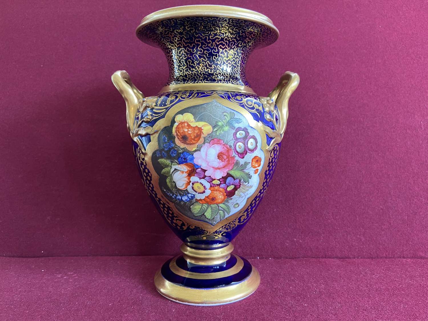 A fine English porcelain vase c.1825
