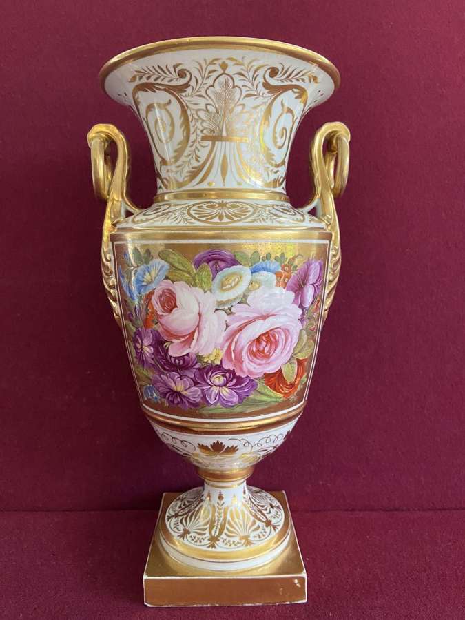 A fine Coalport French Empire style vase c.1815