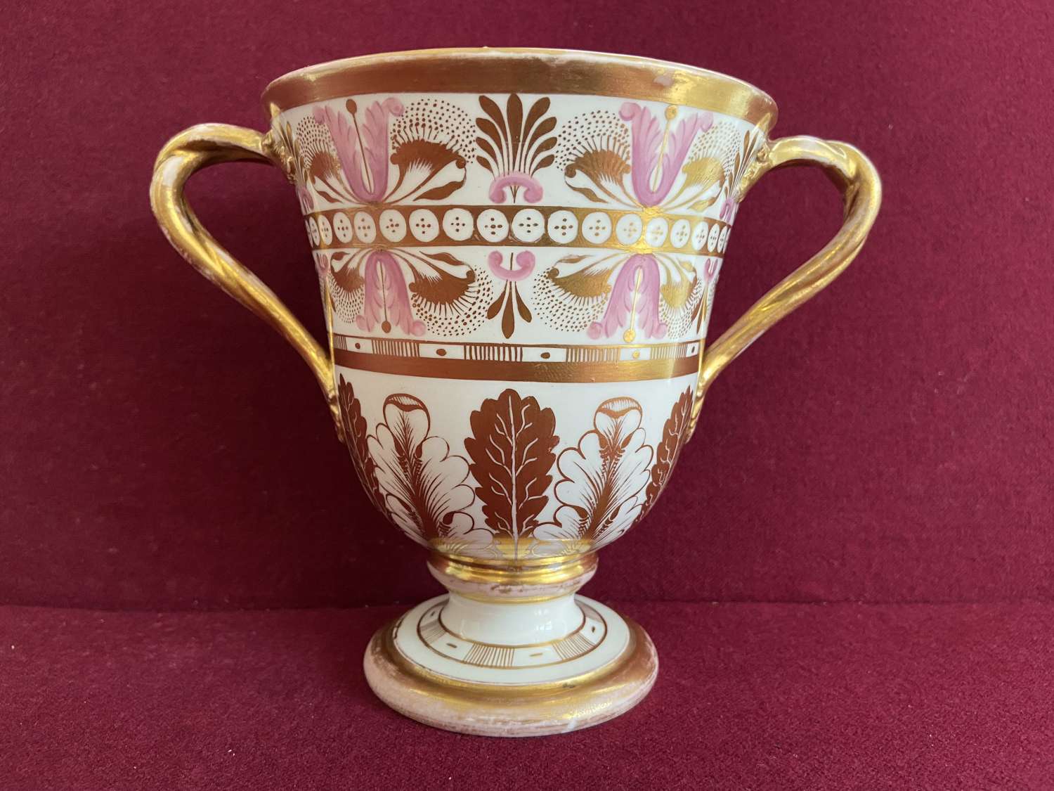 A large Derby Duesbury & Kean Porcelain Cup c.1810