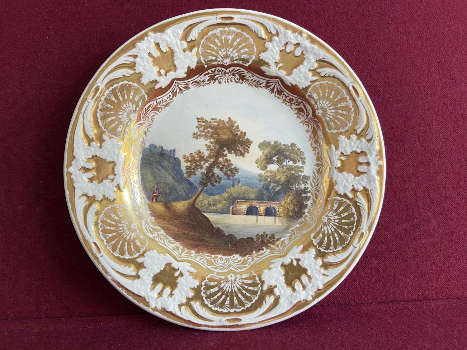 A Mason's Ironstone China Dessert Plate c.1813-1818