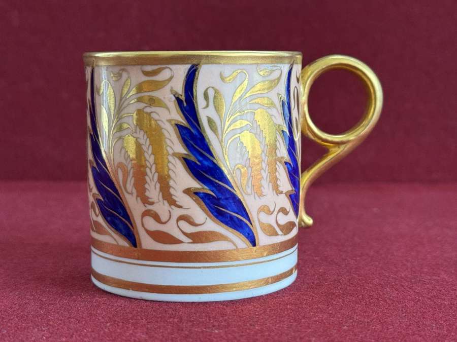 A Barr Flight Barr Worcester Porcelain Coffee Can c.1806-1810