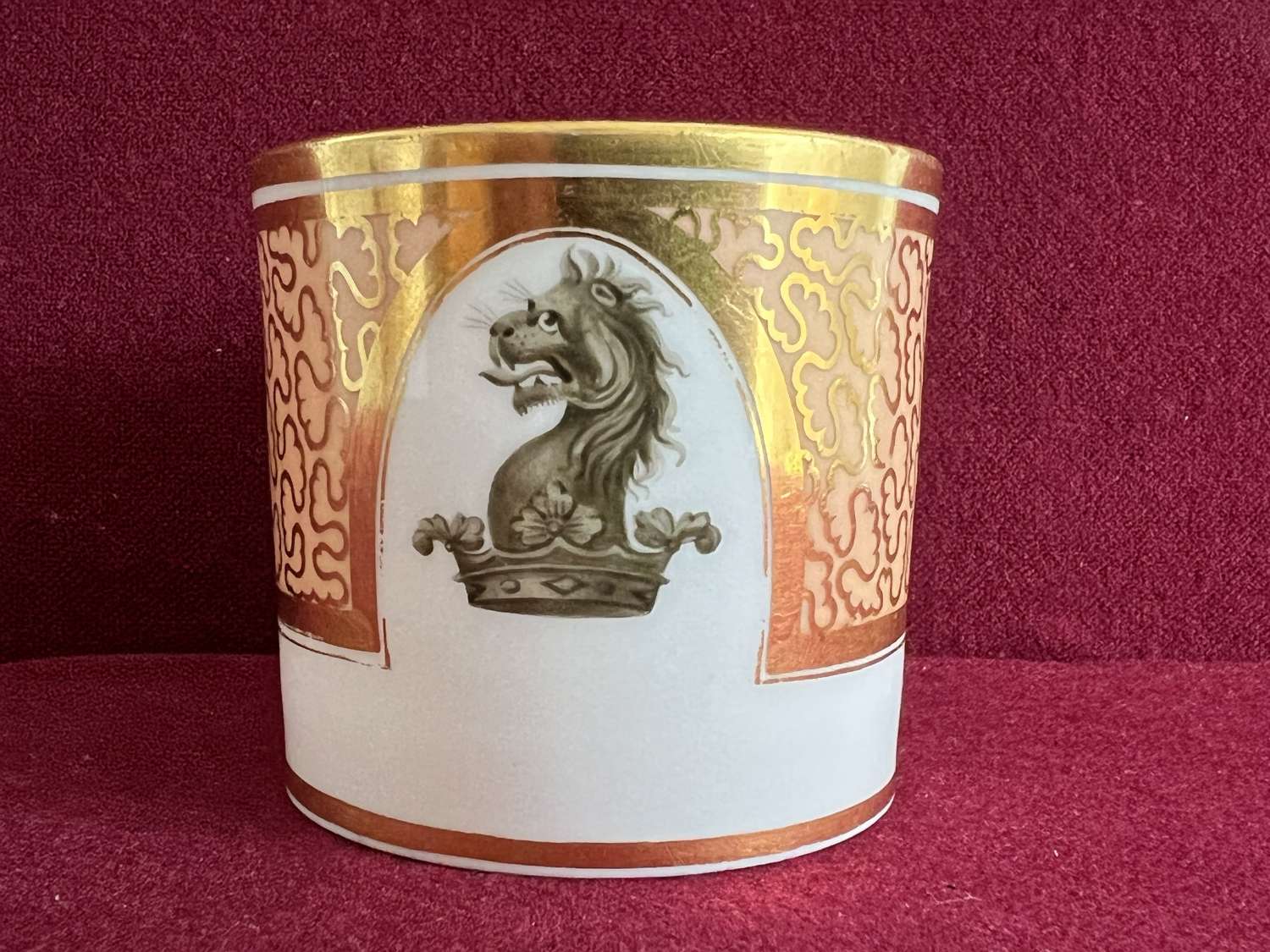 A Barr Flight Barr Worcester Porcelain Coffee Can c.1804-1813