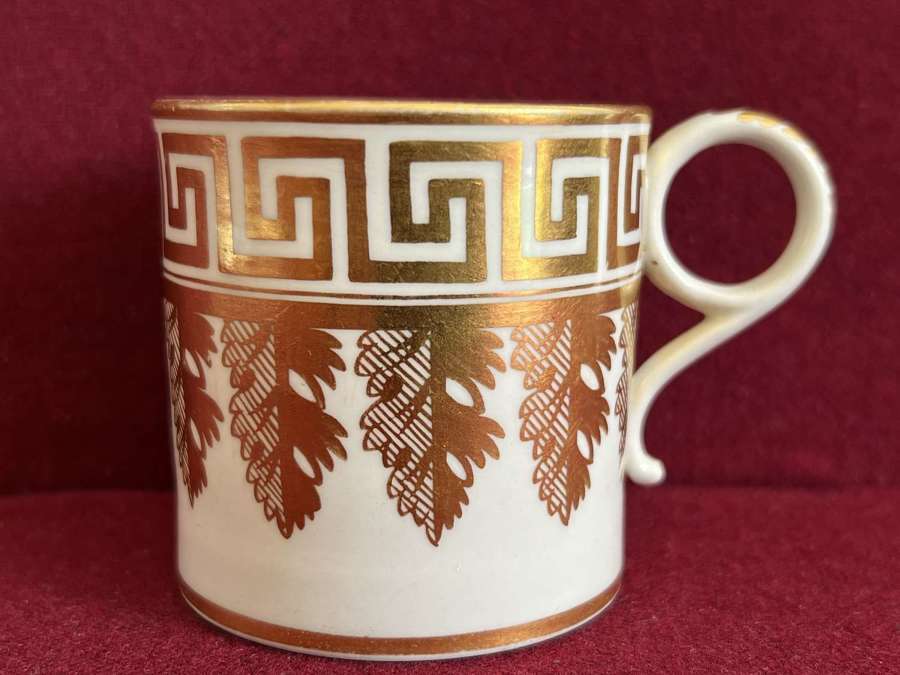 A Barr Flight Barr Worcester Porcelain Coffee Can c.1804-1813
