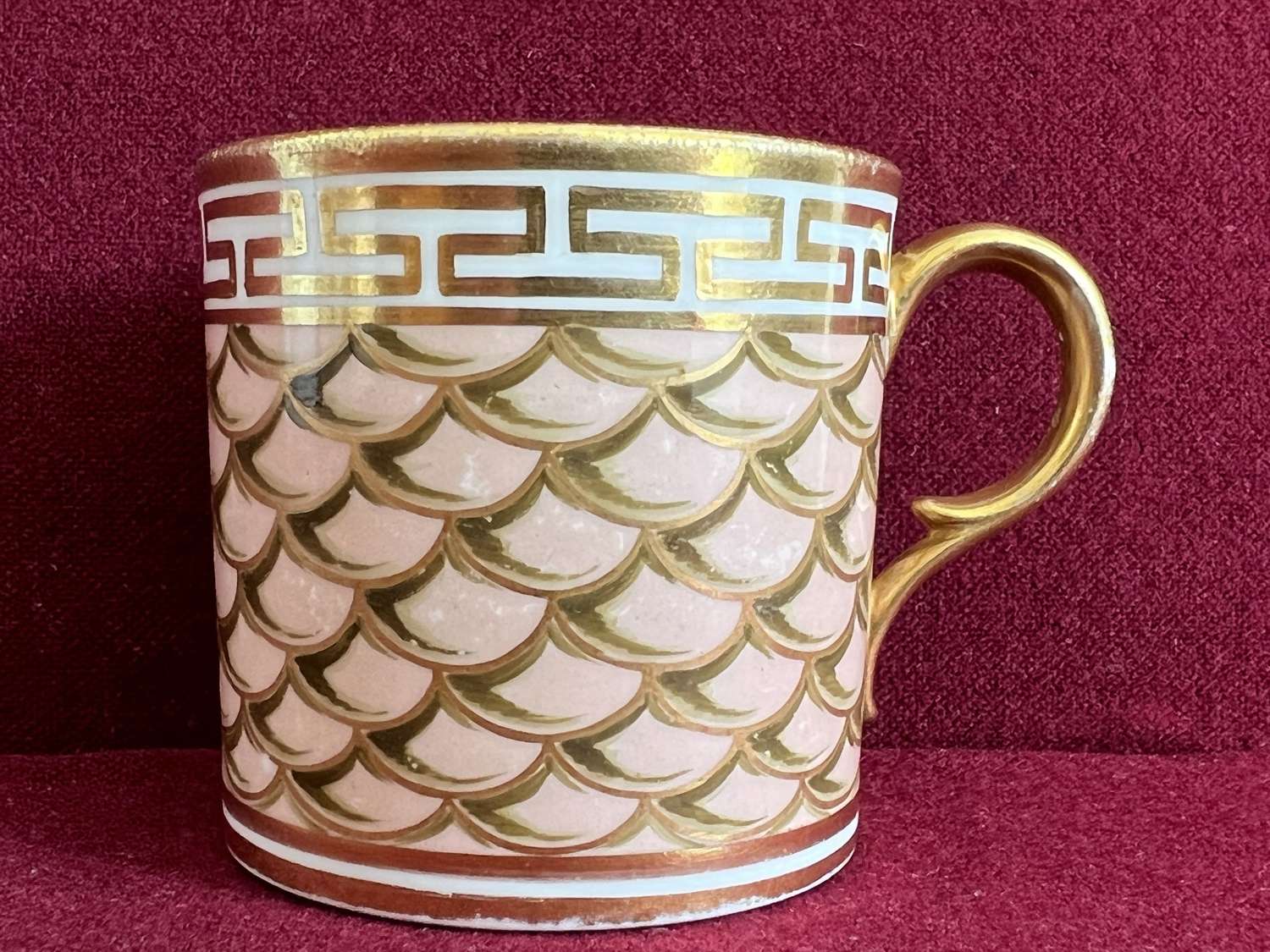 An English Porcelain Coffee Can c.1815 possibly Derby