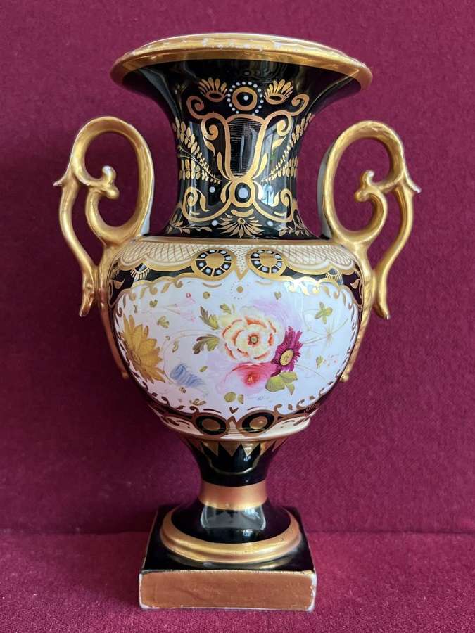 A fine Staffordshire Porcelain Baluster vase c.1820-1830
