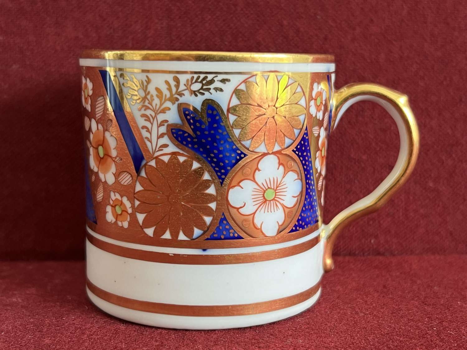 A fine and rare Herculaneum porcelain Coffee Can c.1810