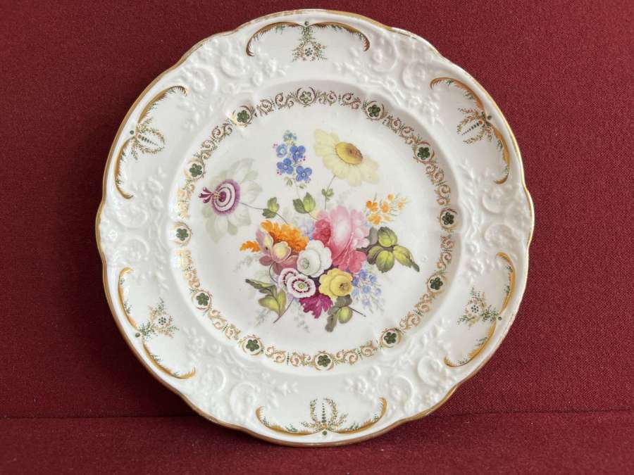 A Swansea porcelain plate c.1814-1822