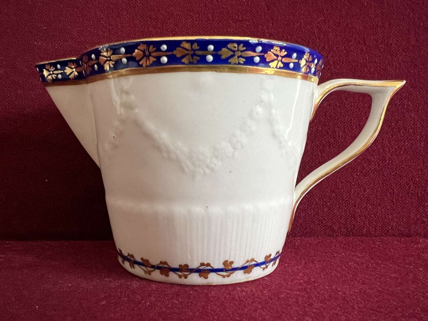 A Derby Porcelain Creamer in pattern number 14 c.1785