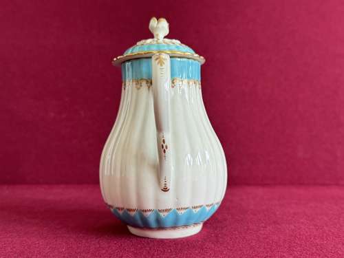 A First Period Worcester Fluted Cream Jug c.1780