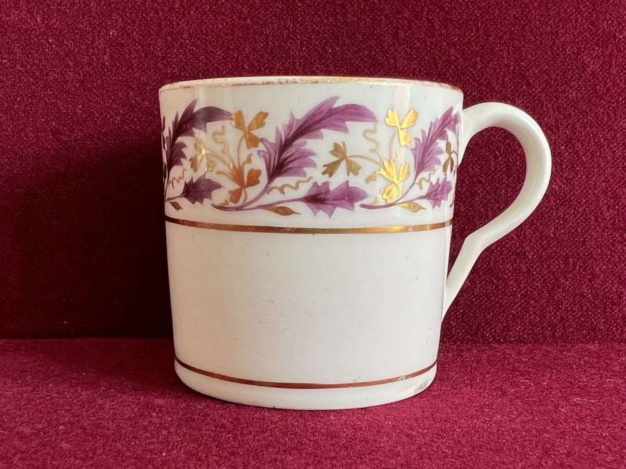 A Pinxton Porcelain Coffee Can in Pattern 275 c.1800