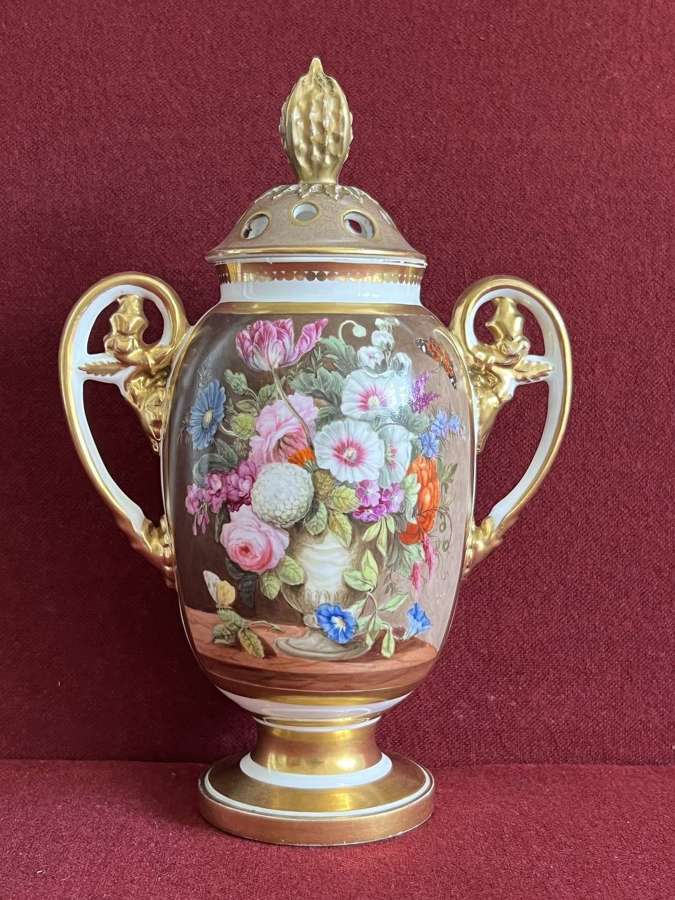 A Spode Porcelain Vase of 'New French Jar' shape c.1825