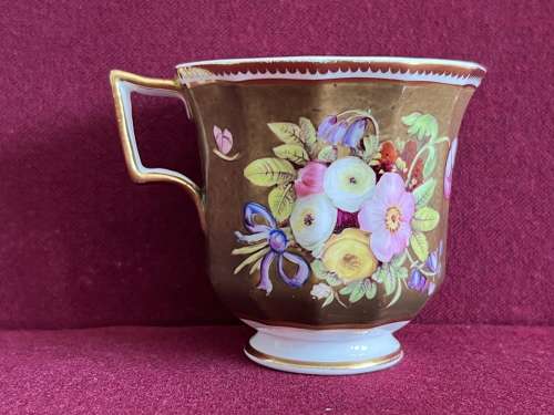 A fine Spode porcelain Coffee Cup & Saucer c.1830