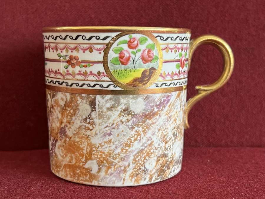 A rare Spode Porcelain Coffee Can decorated in Pattern 1194 c.1807