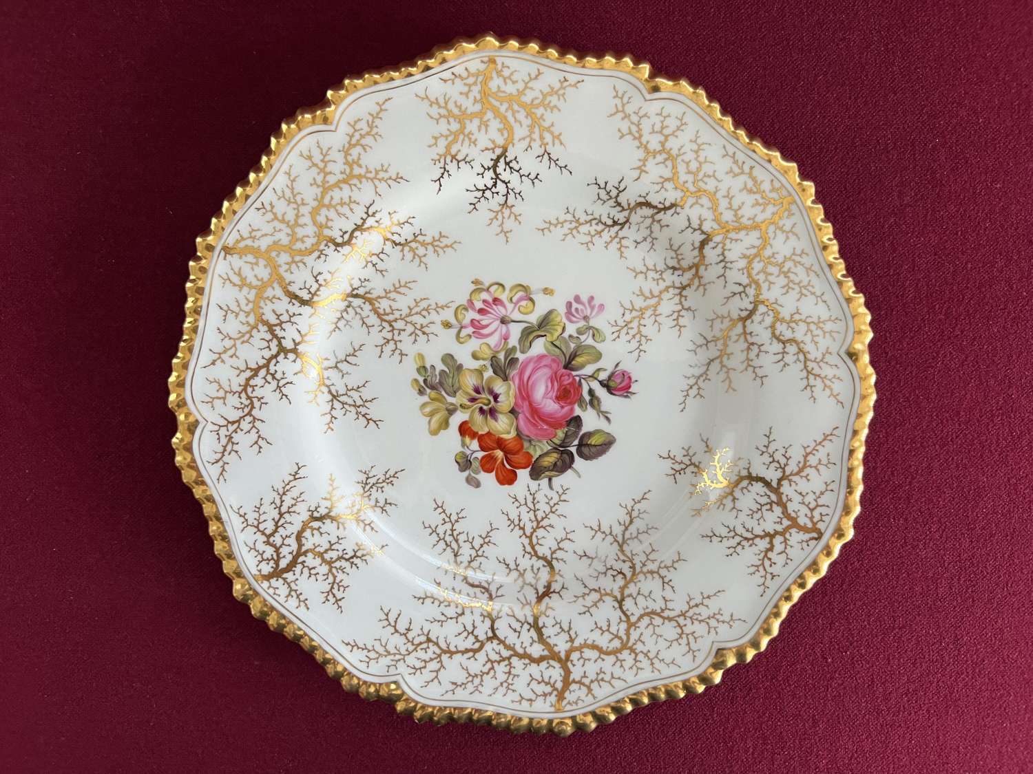 A Flight, Barr & Barr Worcester Porcelain Dessert Plate c.1825