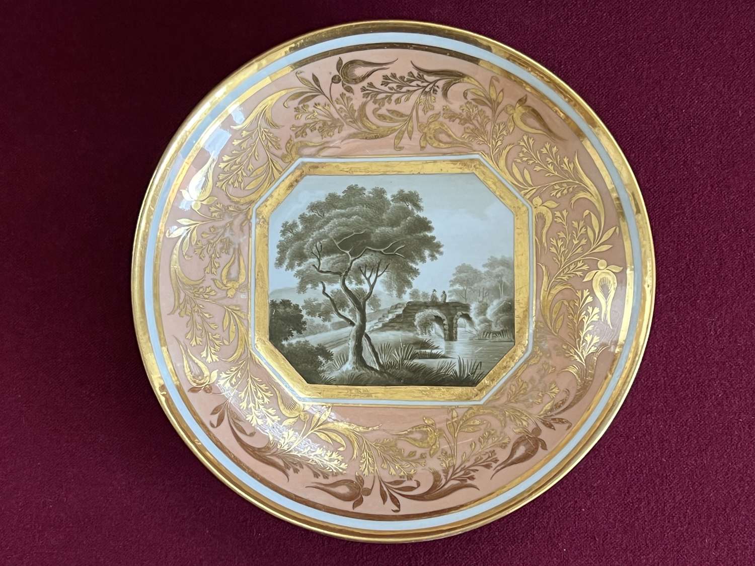 A Barr, Flight & Barr Worcester Porcelain Saucer Dish c.1810