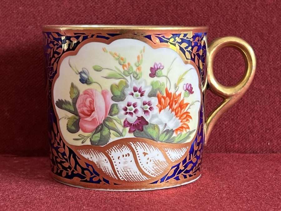 A fine Minton First Period porcelain coffee can c.1815