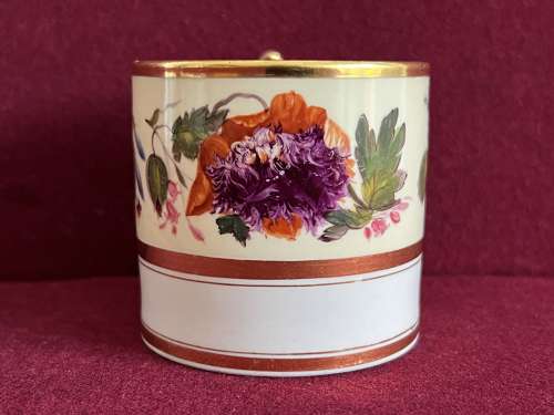 A Flight, Barr and Barr Worcester porcelain trio c.1815