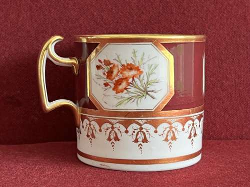 A Barr, Flight & Barr Worcester Porcelain Trio c.1810-1814