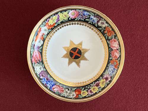 A Flight & Barr Worcester Porcelain Coffee Can & Saucer c.1800