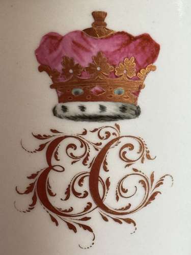 A Flight & Barr Worcester Porcelain Beaker with an Earl's Crest c.1800