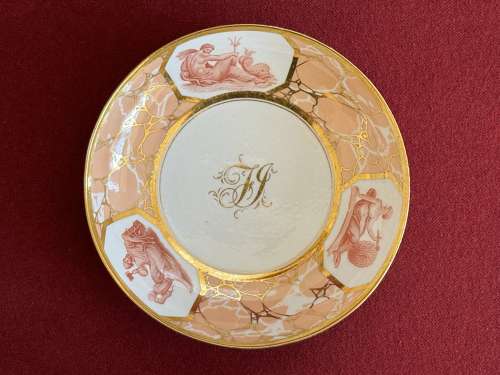 A Flight & Barr Worcester Porcelain Trio c.1800