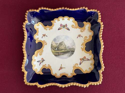 A Chamberlain & Co Worcester Porcelain Dessert Dish c.1840
