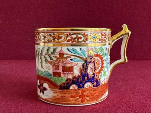 A Flight Barr and Barr Worcester Porcelain Japan pattern trio c.1815