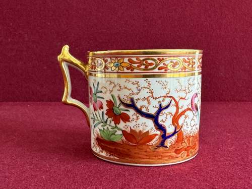 A Flight Barr and Barr Worcester Porcelain Japan pattern trio c.1815