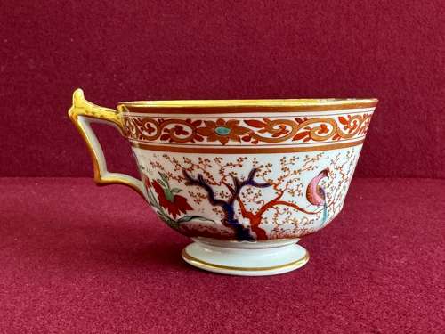 A Flight Barr and Barr Worcester Porcelain Japan pattern trio c.1815
