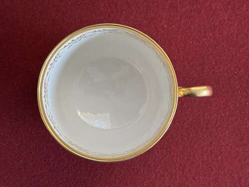 A fine Barr, Flight and Barr Worcester armorial teacup & saucer c.1810
