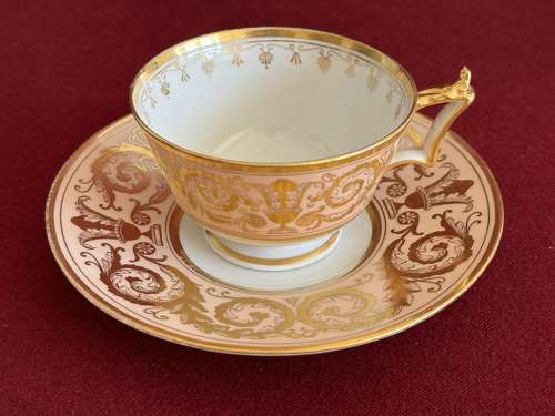 A Flight, Barr & Barr Worcester Porcelain Trio c.1815-1820