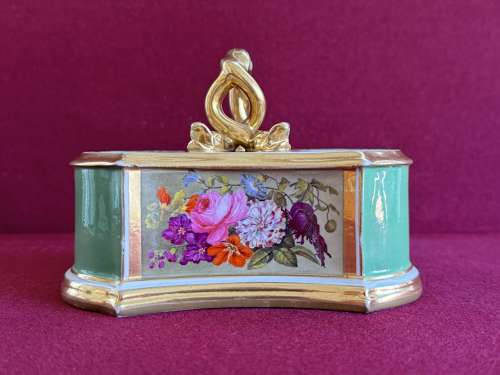 A fine Flight, Barr & Barr Worcester Porcelain Inkstand c.1815 - 1820.