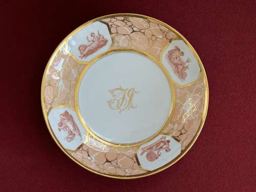 A Flight & Barr Worcester Porcelain Saucer Dish c.1800