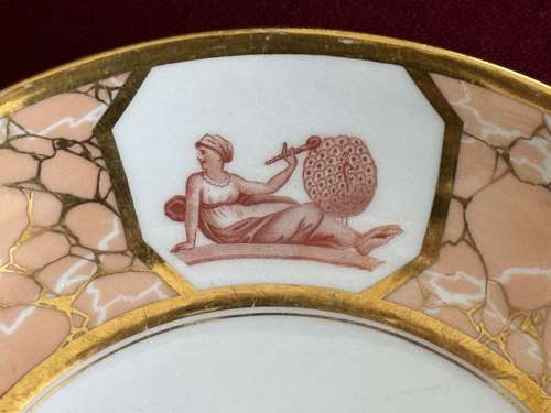 A Flight & Barr Worcester Porcelain Saucer Dish c.1800