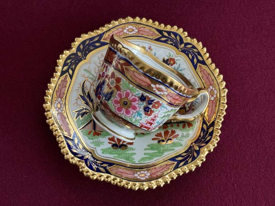 A Flight, Barr & Barr Worcester Porcelain Coffee Cup & Saucer c.1815