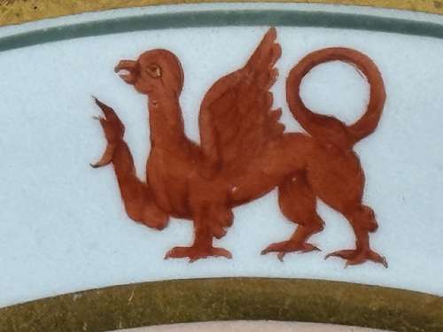 A rare Barr, Flight & Barr Worcester Celtic Design Dinner Plate c.1810
