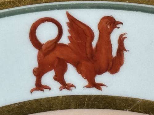 A rare Barr, Flight & Barr Worcester Celtic Design Dinner Plate c.1810