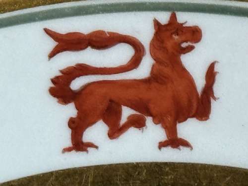 A rare Barr, Flight & Barr Worcester Celtic Design Dinner Plate c.1810