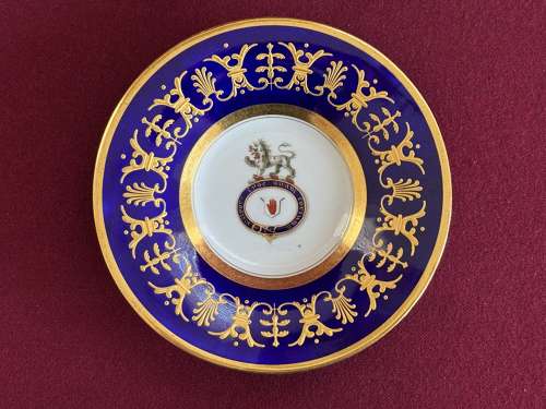 A Flight, Barr & Barr Worcester Porcelain Crested Coffee Cup & Saucer