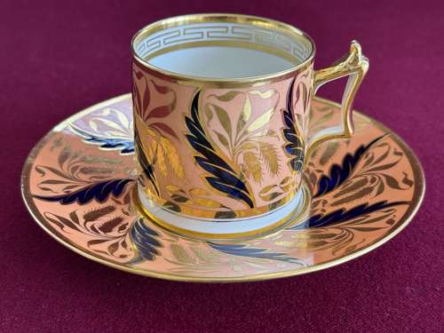 A Flight, Barr and Barr Worcester Porcelain Trio c.1815-1820