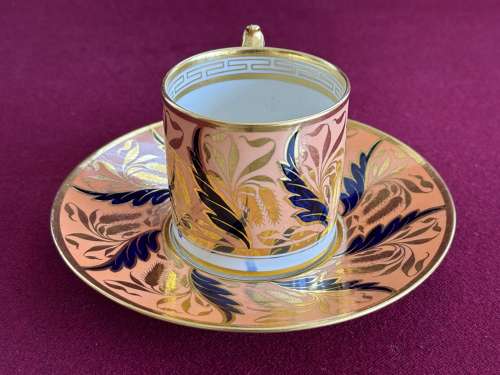 A Flight, Barr and Barr Worcester Porcelain Trio c.1815-1820