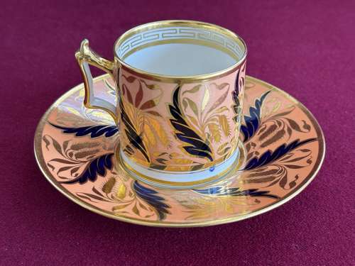 A Flight, Barr and Barr Worcester Porcelain Trio c.1815-1820