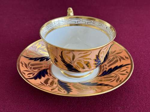 A Flight, Barr and Barr Worcester Porcelain Trio c.1815-1820